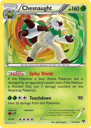 Chesnaught (14/146) [XY : Ensemble de base] 