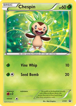Chespin - XY01/211 - [XY Promos] Holofoil