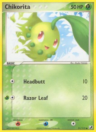 Chikorita 51/115 - [Unseen Forces]