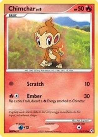 Chimchar 76/130 - [Diamond and Pearl]