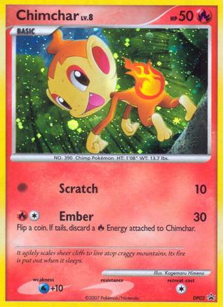 Chimchar (DP02) [Diamant et Perle : Promos Black Star] 