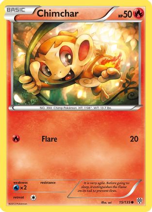 Chimchar (15/135) [Noir et blanc : Tempête de plasma] 