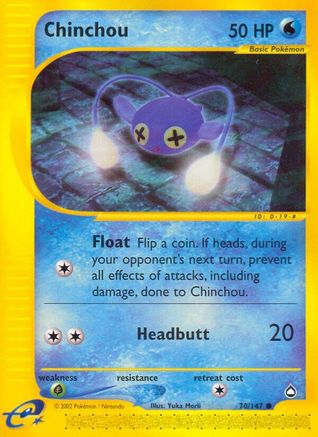 Chinchou (70)/147 - [Aquapolis]