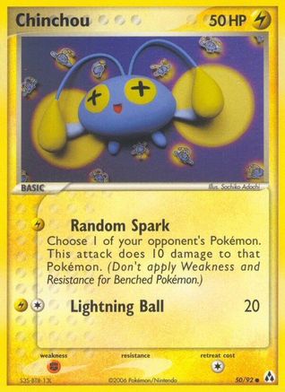 Chinchou 50/92 - [Legend Maker]