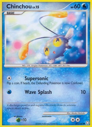 Chinchou (87/146) [Diamant &amp; Perle : Légendes Éveillées] 