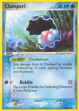 Clamperl (58/101) [EX : Légendes cachées] 