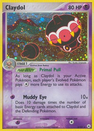 Claydol - 2/101/101 - [Hidden Legends] Holofoil