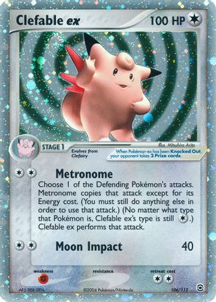Clefable ex 106/112 - [FireRed & LeafGreen]