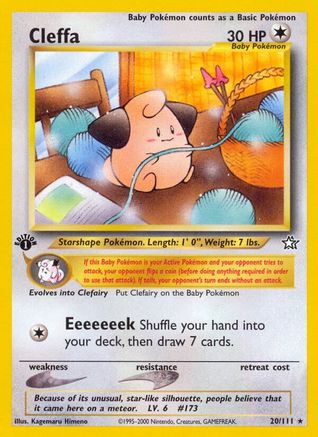 Cleffa 20/111 - [Neo Genesis] 1st Edition