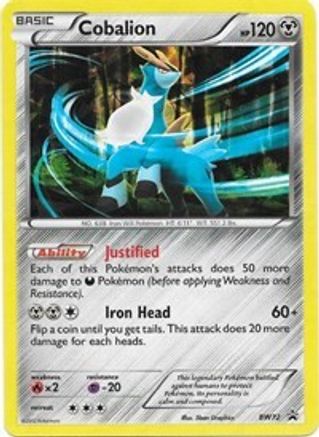 Cobalion - BW72/101 - [Black and White Promos] Holofoil