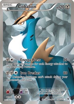 Cobalion (100 Full Art)/101 - [Noble Victories] Holofoil