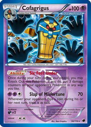 Cofagrigus (Team Plasma) (56) 56/116 - [Plasma Freeze] Holofoil