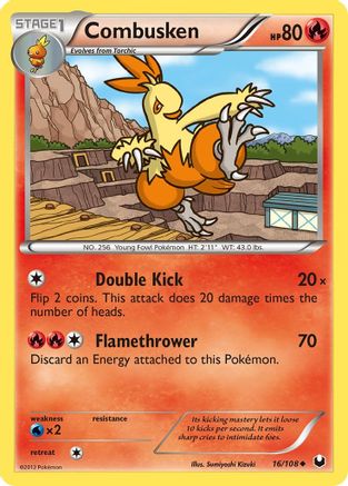 Combusken (16/108) [Black & White: Dark Explorers]