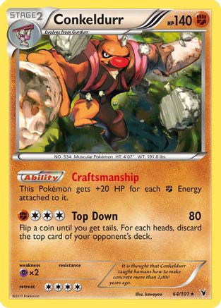 Conkeldurr (64)/101 - [Noble Victories] Holofoil