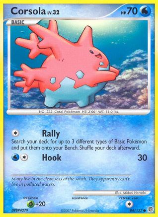 Corsola (84/132) [Diamant et perle : merveilles secrètes] 