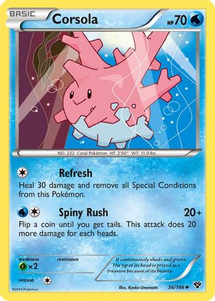 Corsola (36/146) [XY : Ensemble de base] 