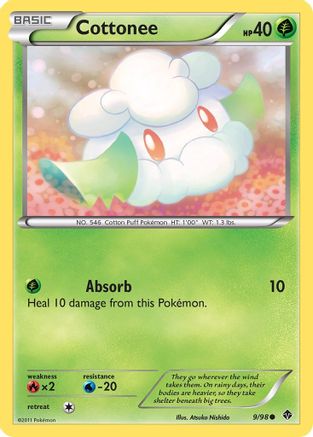 Cottonee (9/98) [Black & White: Emerging Powers]