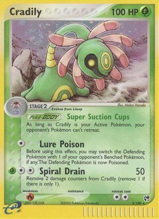 Cradily 3/100 - [Sandstorm] Holofoil