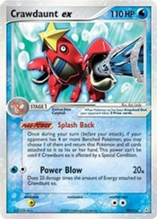 Crawdaunt ex/110 - [Holon Phantoms] Holofoil