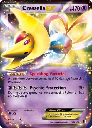 Cresselia EX (67/149) [Noir et blanc : frontières franchies] 