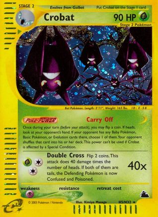 Crobat (H5)/144 - [Skyridge] Holofoil