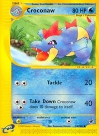 Croconaw (74/165) [Expédition : Ensemble de base] 