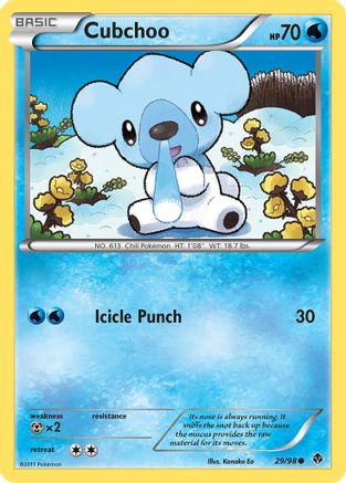 Cubchoo (29/98) [Noir et blanc : puissances émergentes] 