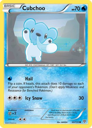 Cubchoo (40/135) [Black & White: Plasma Storm]