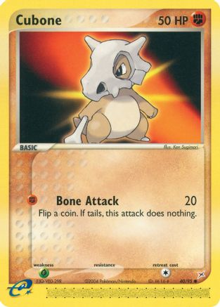 Cubone (40/95) [EX : Team Magma contre Team Aqua] 