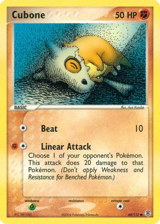 Cubone 60/112 - [FireRed & LeafGreen]