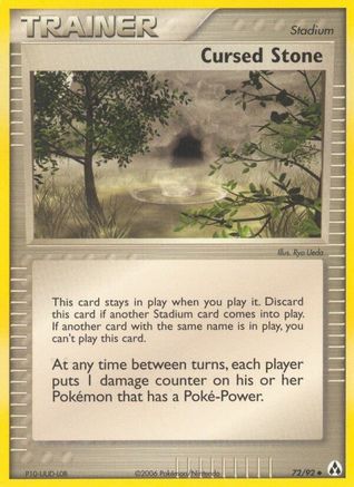 Cursed Stone 72/92 - [Legend Maker] Reverse Holofoil