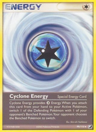 Cyclone Energy (99/115) (Estampillé) [EX : Forces invisibles] 