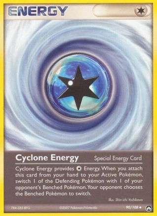 Cyclone Energy 90/108 - [Power Keepers] Reverse Holofoil