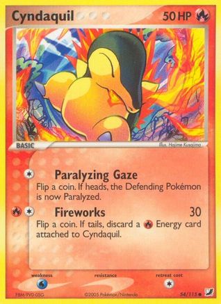 Cyndaquil (54/115) [EX : Forces invisibles] 