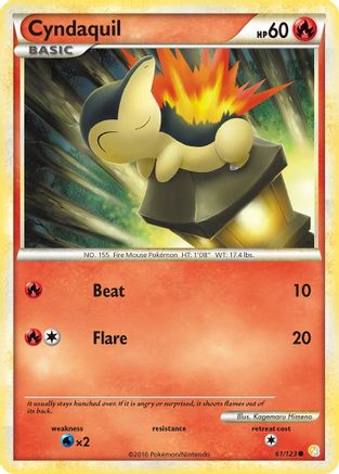 Cyndaquil 61/123 - [HeartGold SoulSilver]