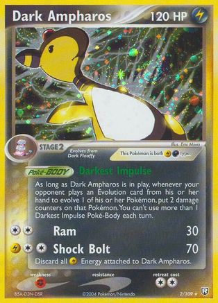 Dark Ampharos (2/109) (Estampillé) [EX : Team Rocket Returns] 