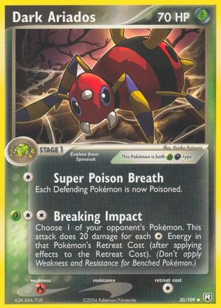 Dark Ariados (30/109) (Estampillé) [EX : Team Rocket Returns] 