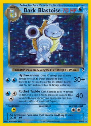 Dark Blastoise (4/110) [Collection Légendaire] 