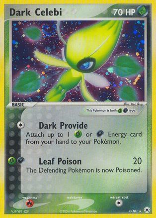 Dark Celebi 4/101 - [Hidden Legends] Holofoil
