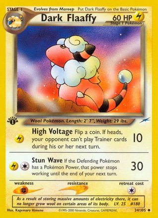 Dark Flaaffy 34/105 - [Neo Destiny] 1st Edition