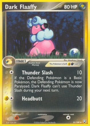 Dark Flaaffy (33/109) [EX : le retour de la Team Rocket] 