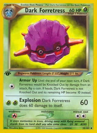 Dark Forretress 35/105 - [Neo Destiny] 1st Edition