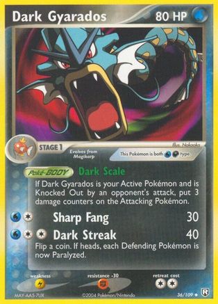 Dark Gyarados 36/109 - [Team Rocket Returns] Reverse Holofoil