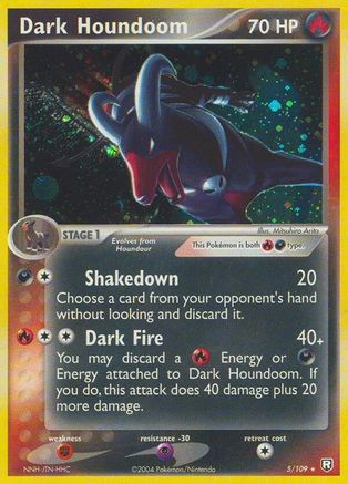Dark Houndoom (5/109) (Estampillé) [EX : Team Rocket Returns] 