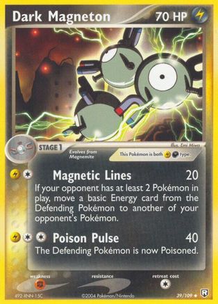 Dark Magneton 39/109 - [Team Rocket Returns] Reverse Holofoil