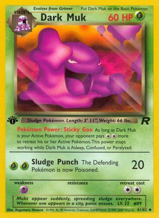 Dark Muk 41/82 - [Team Rocket] Unlimited