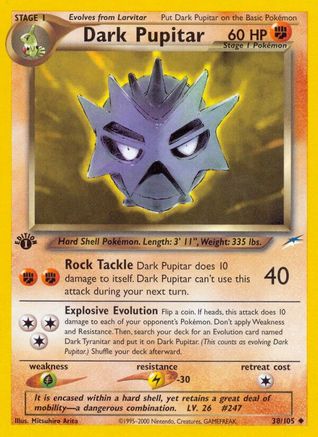 Dark Pupitar 38/105 - [Neo Destiny] 1st Edition