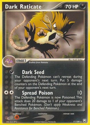 Dark Raticate 17/109 - [Team Rocket Returns] Reverse Holofoil