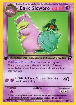 Dark Slowbro (29) 29/82 - [Team Rocket] Unlimited