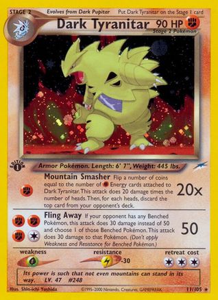 Dark Tyranitar (11/105) [Neo Destiny Unlimited]